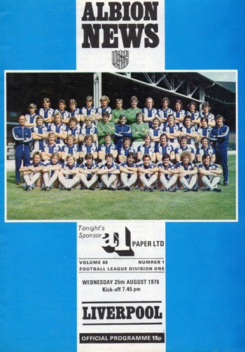 Match programme
